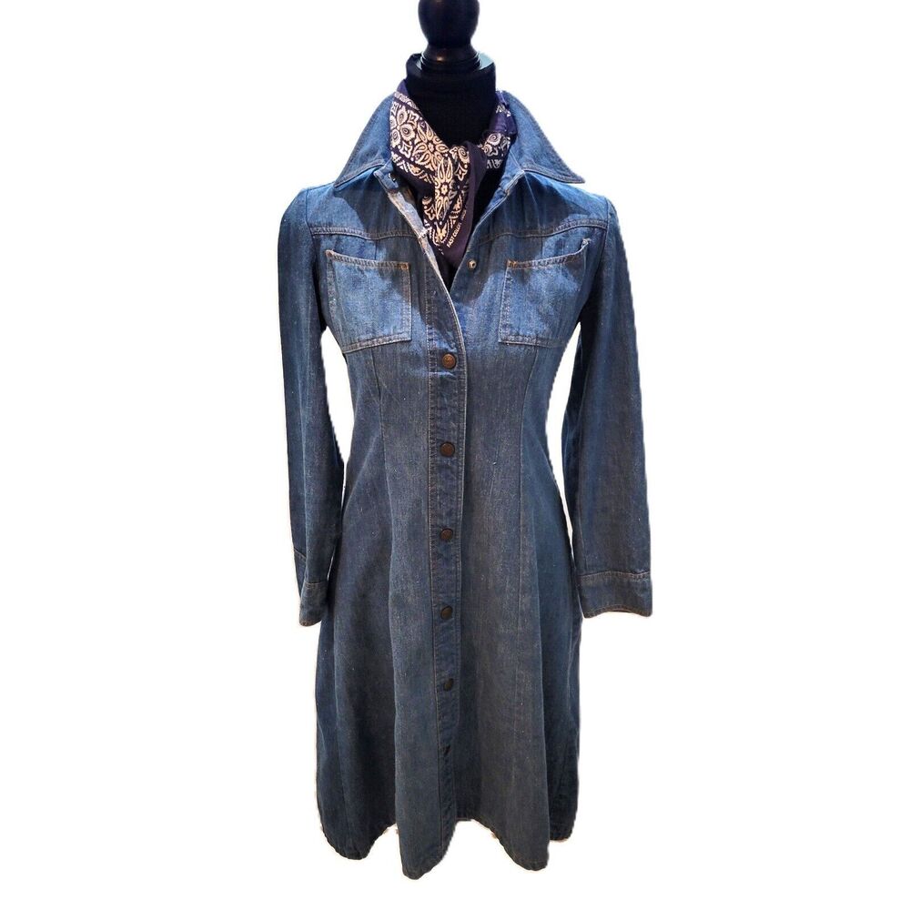 Vintage OOPS California Denim Dress Size S